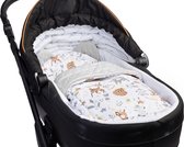 Kinderwagen bekledingset kussen + deken BOS beige gray