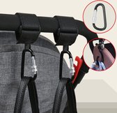 Tashaken Tassenhaak Kinderwagen Accessoire Haak Tas Hanger Metaal 2 Stuks - Anti diefstal - Extra stevig - Goedkoop - Gratis verzending