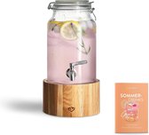 Springlane Glazen drankdispenser met kraantje Greta 3,8L