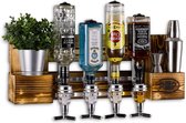 KY Design® Muur Bar - Minibar - Bardispensers - Drankdispensers - Wijnrek - Baraccessoires - Keuken - Handgemaakt