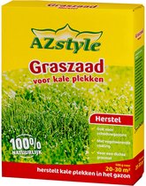 ECOstyle Graszaad Herstel Snelkiemend Gazon Gras – Herstelt kale plekken – Vogelwerende Coating – Geschikt voor Zon- en Schaduw Gazons - Snelle Kieming – 20 – 30M² – 500 GR