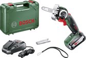 Bosch AdvancedCut 18 Microkettingzaag - Met 1 x 18 V accu en lader