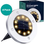 Eagle Electronics - Grondspots 10 LED voor buiten – Tuinverlichting LED buiten – Tuinverlichting op zonneenergie