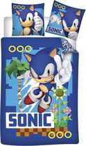 Sonic Dekbedovertrek Hedgehog - Eenpersoons - 140 x 200 cm - Polyester