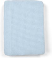 Damminga - Wafeldeken - Bedsprei - Zomerdeken - Hotelkwaliteit - 160x250 - Eenpersoons - Blauw