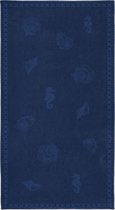Seahorse Shells Strandlaken XL - 100x200 cm - Navy