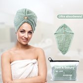 Premium Haarhanddoek |  Stijl en krullend Haar | Microvezel Handdoek Haar | Tulband | Hoofdhanddoek | Haar Handdoek | Hair Towel |