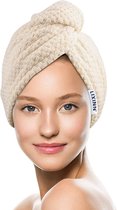 LIXIN Haarhanddoek - Linnen - Haar Drogen Handdoeken - Microfiber - Haar Tulband - Handdoek - Sneldrogend - Super Absorberend - Zachte stof - Haar Cap