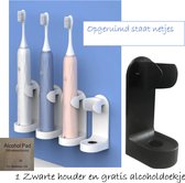 kwalitatieve Elektrische tandenborstelhouders ZWART 1 stuk - zonder boren - geschikt voor Oral B Toothbrush - Zelfklevend hangende houder voor elektrische tandenborstels - tandenborstelhouder- standaard -  accessoire