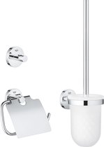 GROHE Essentials Accessoireset - Toiletrolhouder - Toiletborstelset - Haak