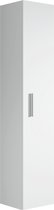 Badplaats Badkamerkast Pluto 30 x 30 x 150 cm - Wit - Hangende Kolomkast met 1 Deur