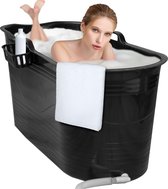 EKEO  - Zitbad Bath Bucket XL - 125 cm - Ligbad - Zitbad - Zwart