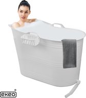 EKEO Zitbad - 210L - Mobiele badkuip - Bath Bucket - Wit