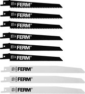 FERM RSA1001 Reciprozaagbladenset - 9 Stuks  - Universeel gebruik