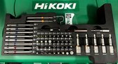 Hikoki 54 delige bitset met inlay - lange bits, torx, sleuf, dop perfect voor klussen en profi
