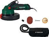 PARKSIDE® Wand-/vloerbewerkingssysteem - Wandschuurmachine en vloerschuurmachine - 1050W - 180mm -  2 eenvoudig verwisselbare opzetstukken - Geïntegreerde afzuigfunctie met stofopvangzak (25 l) en uittrekbare afzuigslang (1-3,5 m)