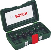 Bosch Wolfraamcarbide frezen - 6-delig