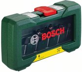 Bosch set HM-houtfrezen 6-delig - Diameter 6 mm