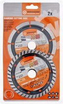 Werckmann Prof Tools - Slijpschijf - Diamant -  D 125 - AS 22-23 mm - Segmented - Turbo - 12200 RPM