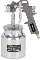 Powerplus POWAIR0106 Pneumatisch verfpistool - Verfspuit - Max. druk: 4bar - 750ml bovenbeker - Spuitbreedte 180-220mm