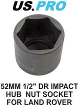 Kracht dop 52 mm 1/2" voor Land Rover naafmoer / hub nut