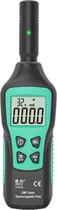 Maenor® EMF meter - Geigerteller - Stralingsmeter - K2 meter - Temperatuurmeter - Draadloos - Alarm - Inclusief opbergtas - Zwart