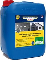 4 in 1 Hydrofuge / gevelimpregneer+ groene aanslagverwijderaar voor gevels, muren en daken - Imperguard Ultra 4 in 1