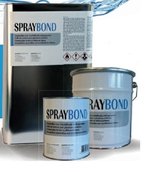 Spraybond EPDM 1 liter Blik Lijm voor 3.5 m² dakvlak EPDM Folie Dakbedekking