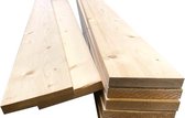 Steigerhouten plank, Steigerplank 90cm (2x geschuurd) | Steigerhout Wandplank | Steigerplanken | Landelijk | Industrieel | Loft | Hout |Nieuw vuren