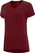 Rogelli DAMES Promo V-Neck Bordeaux  M