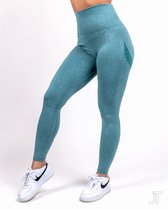 Shape Sportlegging dames - Sportkleding dames - Sportbroek dames - Sportlegging - Sportlegging dames high waist - Hardloopbroek dames - yoga legging dames - High Waist - Push Up - Squat proof - Groen M