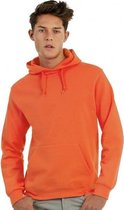 Oranje capuchon sweater S