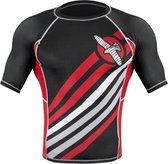 Hayabusa Elevate Rash Guard S/S Zwart maat L