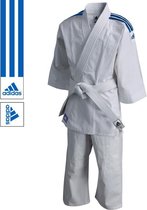 adidas Judopak J200 Evolution Wit/Blauw 140-150cm