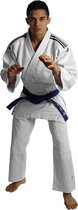 adidas Judopak J350 Club Junior  Judopak - Unisex - wit/zwart Maat/ Lichaamslengte 120 cm