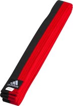 adidas Taekwondo Poomband Zwart/Rood 300cm