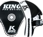 King Pro Boxing Handpads Focus Mitts KPB/FM 2 Revo Zwart Wit