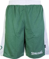 Spalding Essential Rev. Short Unisex - Groen / Wit - maat S