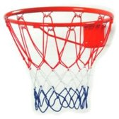 Angel sports Basketbalnetje rood wit blauw