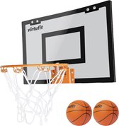 VirtuFit Pro Mini Basketbalbord - Met 2 ballen en pomp - Basketbalring -  Zwart