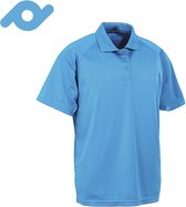 Senvi Sports Performance Sport Polo - Kleur Turquoise - 3XL Unisex