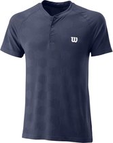 Wilson Power Henley Seamless T-Shirt Navy - Maat XL