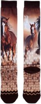 Ruiter sokken – paardrijsokken – kniekousen - Stapp Horse fotoprint - Paarden - maat 35/38