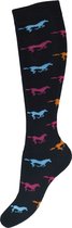 Red Horse - Kids Socks - Ruitersokken - Zwart - 31-34