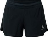 ODLO 2-in-1 Shorts ZEROWEIGHT 3 INCH - black - Vrouwen - Maat S