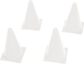 Cones wit per set van 4