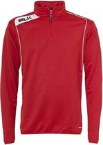 BLK rugby 1/4 zip training top rood, maat 152