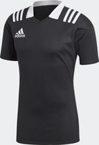 Adidas rugbyshirt zwart maat M