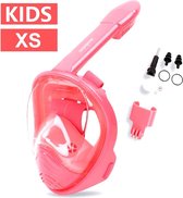 Campingwise full face duikmasker - Kids - Maat XS - Roze