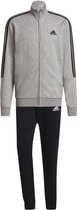 adidas Ess. Trainingspak 3S Heren - Trainingspakken - grijs - maat S